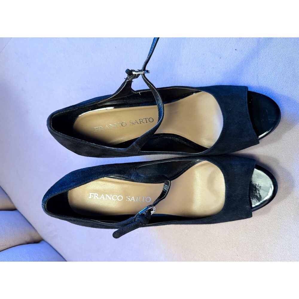 Franco Sarto Peep Toe Wedges, size 8